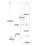 Hanah Home Armario Multiusos Vı2-W Blanco